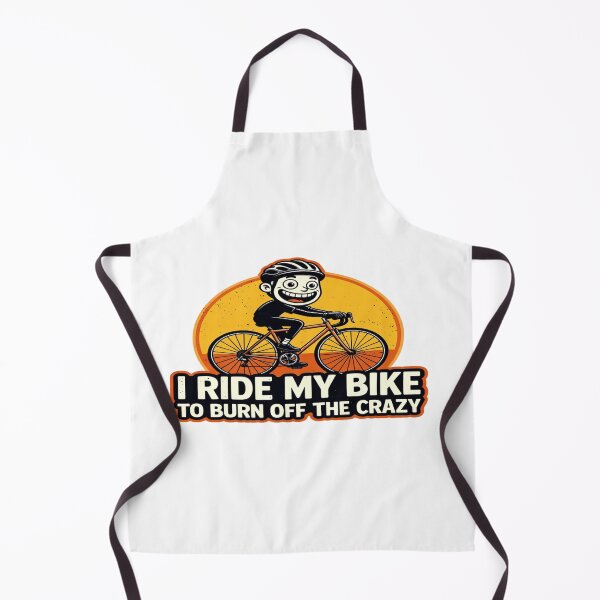 Item preview, I Ride My Bike to Burn Off the Crazy – Cycling Motivation Design | Pogi Challenge 2026 designed and sold by Sushikidsntoddlers.