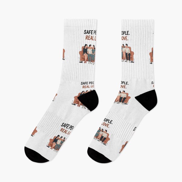 Item preview, Safe People, Real Love family love designed and sold by SloganSauce.