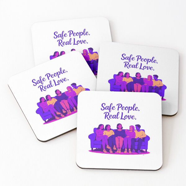 Item preview, Safe People, Real Love safe people designed and sold by SloganSauce.