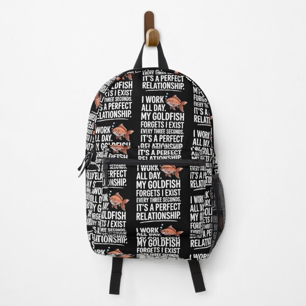 Item preview, I Work Hard Goldfish Forget Funny Owner designed and sold by AileighKyser.