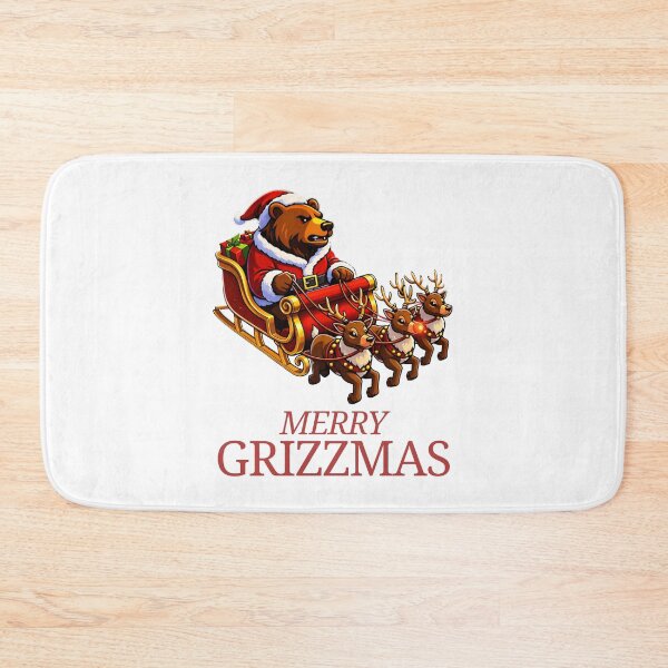 Item preview, Merry Grizzmas! designed and sold by GrizzlyJohns.