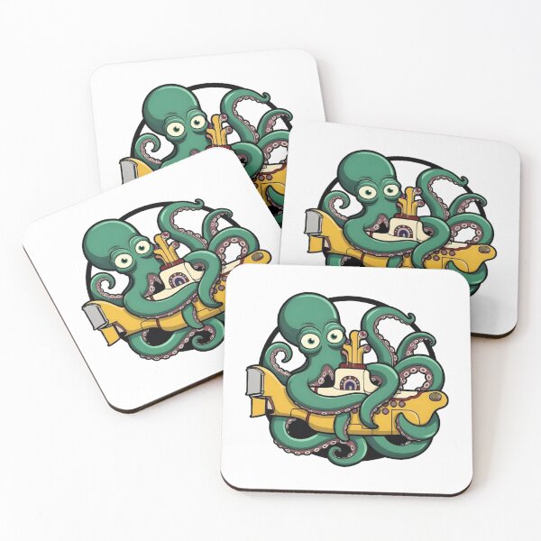 Item preview, Octopus Hugging Yellow Submarine Adventure designed and sold by octozap.