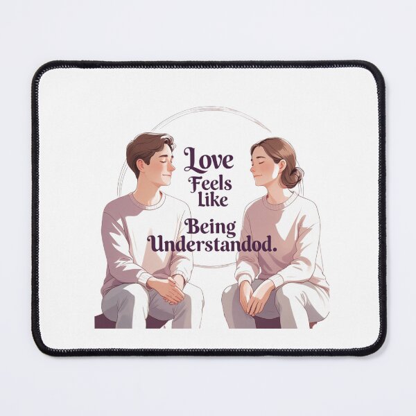 Item preview, Love Feels Like Being Understood designed and sold by SloganSauce.