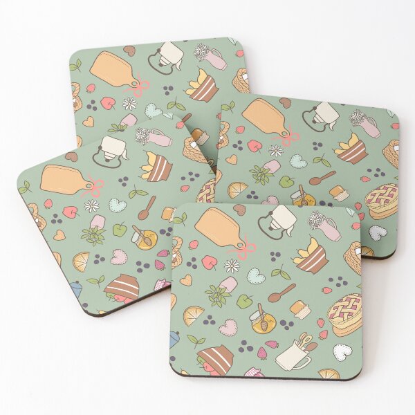 Item preview, Cottage Kitchen (Green) designed and sold by HarunaMcDesigns.