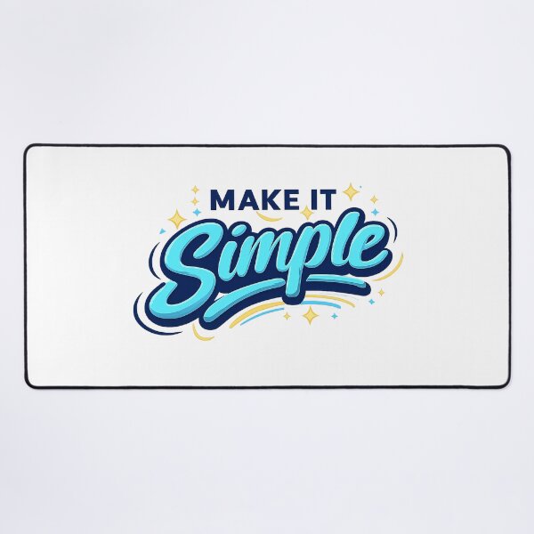 Item preview, make it simple designed and sold by Sskandelwal.