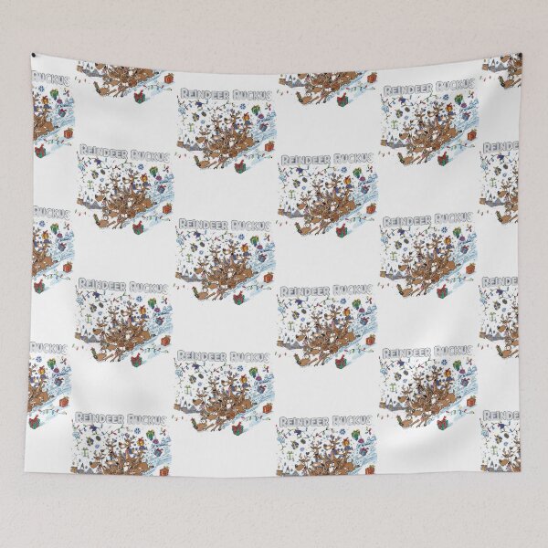 Item preview, Reindeer Ruckus Shirt – Funny Chaotic Christmas Holiday Design designed and sold by Prints in the Valley.
