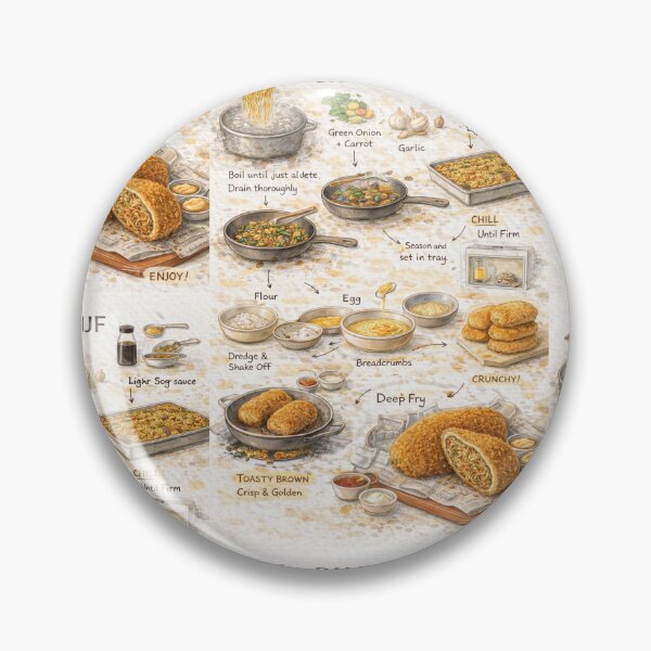 Item preview, BAMISCHIJF Recipe T-Shirt – Hand-Drawn Cooking Diagram Illustration, Food Chart Graphic Tee, Chef Gift for Food Lovers designed and sold by fishnsteve.