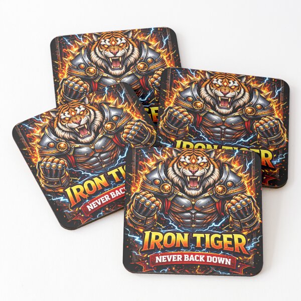 Item preview, Iron Tiger — Never Back Down | Powerful Streetwear Fantasy Animal Design designed and sold by SoulenCify.