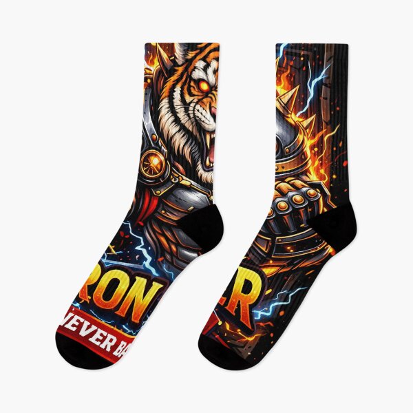 Item preview, Iron Tiger — Never Back Down | Powerful Streetwear Fantasy Animal Design designed and sold by SoulenCify.