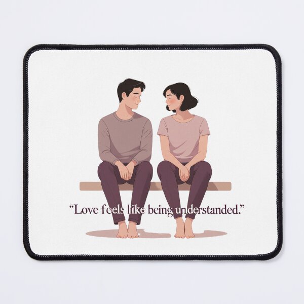 Item preview, Love Feels Like Being Understood emotional intimacy designed and sold by SloganSauce.