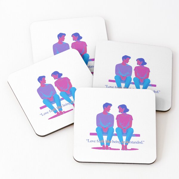 Item preview, Love Feels Like Being Understood deep connection designed and sold by SloganSauce.