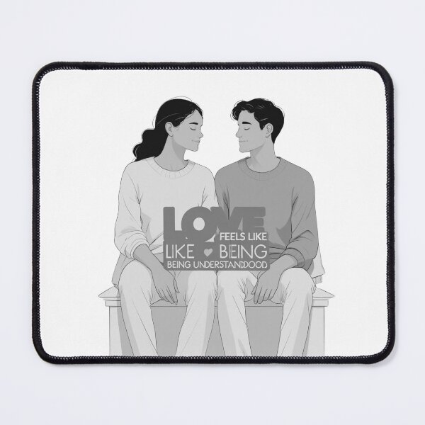 Item preview, Love Feels Like Being Understood friendship bond designed and sold by SloganSauce.