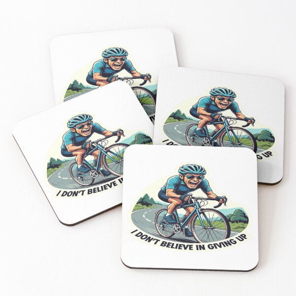 Item preview, I Don’t Believe in Giving Up – Cycling Motivation Design | Pogi Challenge Europe 2026 designed and sold by Sushikidsntoddlers.