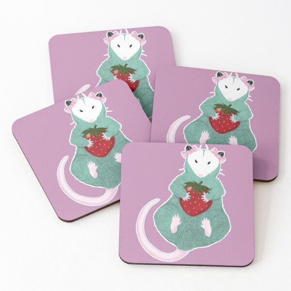 Item preview, Sweet Strawberry Opposum designed and sold by ErraticRaccoon.