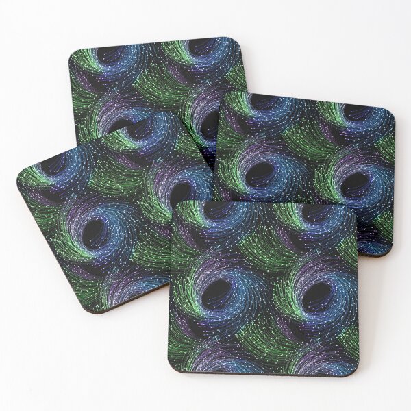 Item preview, Neon Vortex Waves designed and sold by Kaleidoscope Print.