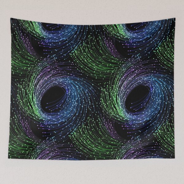 Item preview, Neon Vortex Waves designed and sold by Kaleidoscope Print.