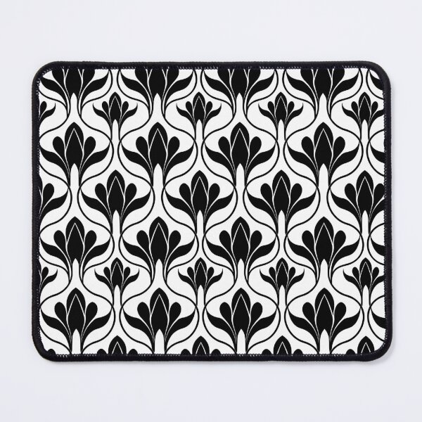 Item preview, Black and white floral print  designed and sold by Anisha  Vaz.