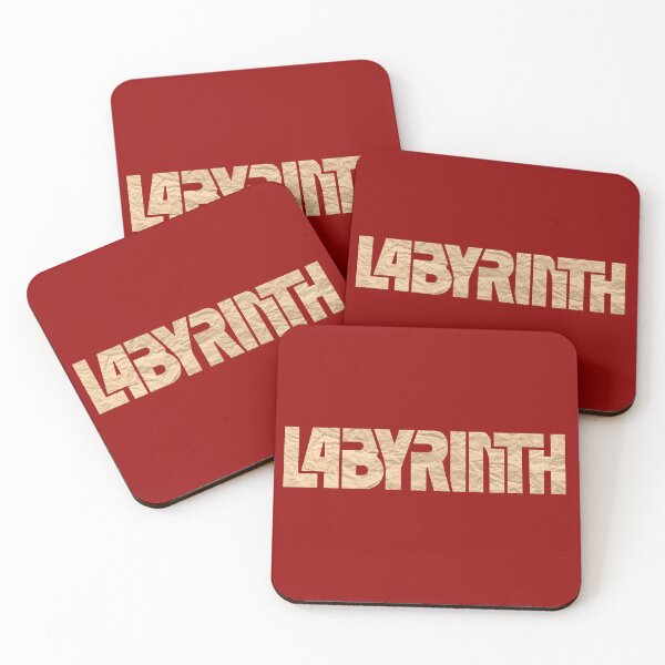 Item preview, Labyrinth - Crumpled Paper Texture Typography Art designed and sold by Taanva.