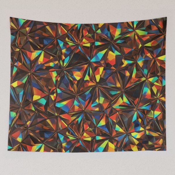 Item preview, Dark Prism Shards designed and sold by Kaleidoscope Print.