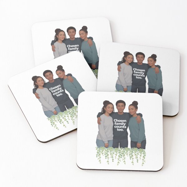 Item preview, Chosen Family Counts friendship quote designed and sold by SloganSauce.