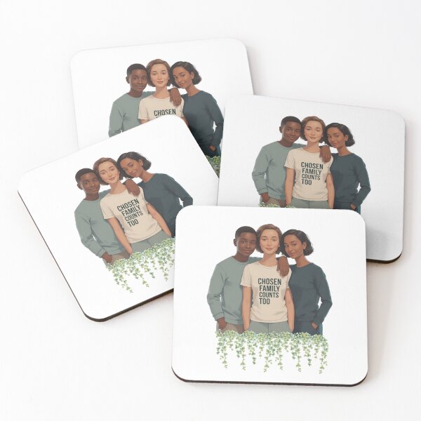 Item preview, Chosen Family Counts supportive relationships designed and sold by SloganSauce.