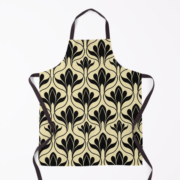 Item preview, Black and beige floral print  designed and sold by Anisha  Vaz.