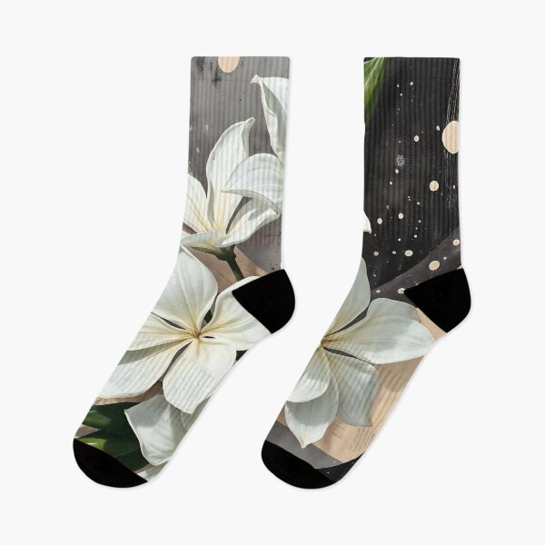 Item preview, Jasmine Flowers, Abstract Urban Collage designed and sold by SolaoLab.