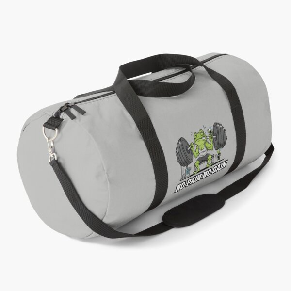 Item preview, No Pain No Gain Frog Weightlifting Funny Gym Motivation designed and sold by THE-DAILY-DRIPS.