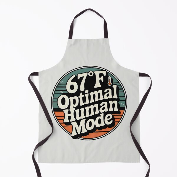 Item preview, 67 Degrees Fahrenheit Optimal Human Mode Vintage Retro Sun Design designed and sold by SplashTastic.