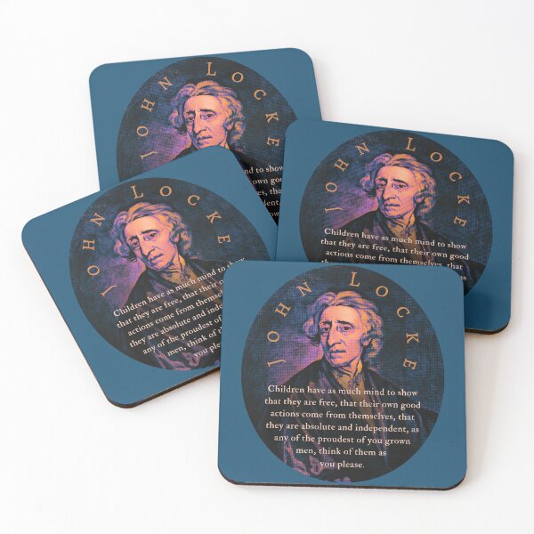 Item preview, John Locke quote: Children have as much mind to show that they are free, that their own good actions come from themselves, designed and sold by artbleed.