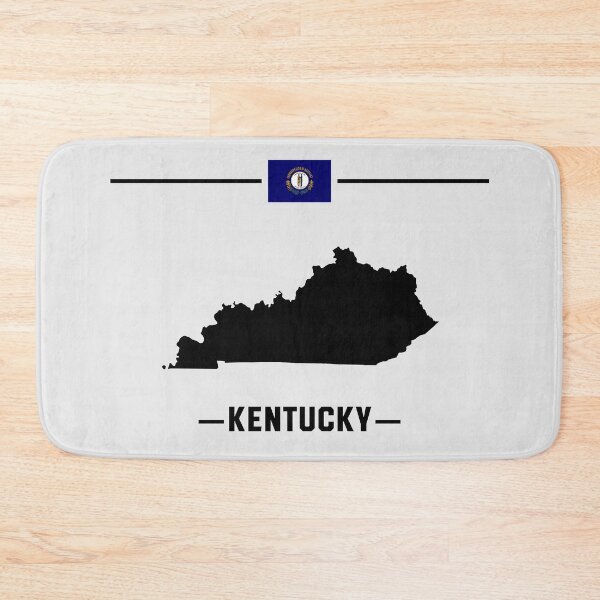 Item preview, Kentucky Pride - Vintage State Silhouette & Flag Design designed and sold by mashmosh.