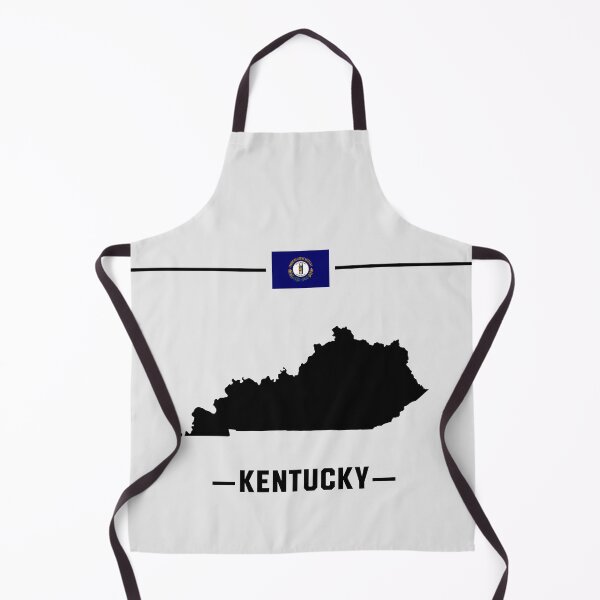 Item preview, Kentucky Pride - Vintage State Silhouette & Flag Design designed and sold by mashmosh.