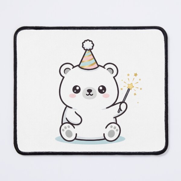 Item preview, Minimalist Polar Bear - Cute Kawaii Winter Bear designed and sold by arup7980.