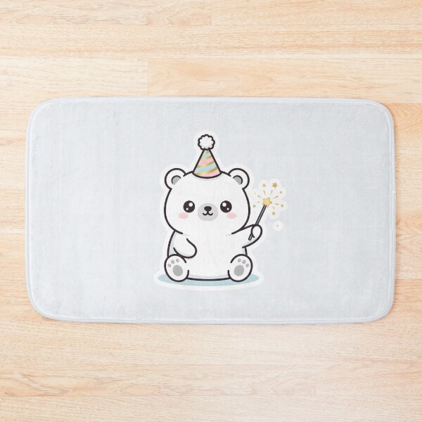 Item preview, Minimalist Polar Bear - Cute Kawaii Winter Bear designed and sold by arup7980.