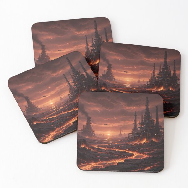 Item preview, The Obsidian Forge: Abandoned Industry on a Volcanic World designed and sold by KYOFRAME.