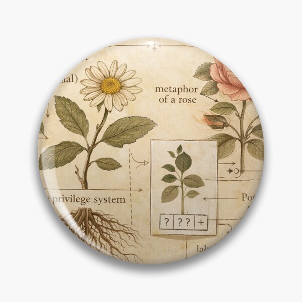 Item preview, Postmodern Botany Club – Conceptual Plant Diagram Print designed and sold by Grand Illusions.