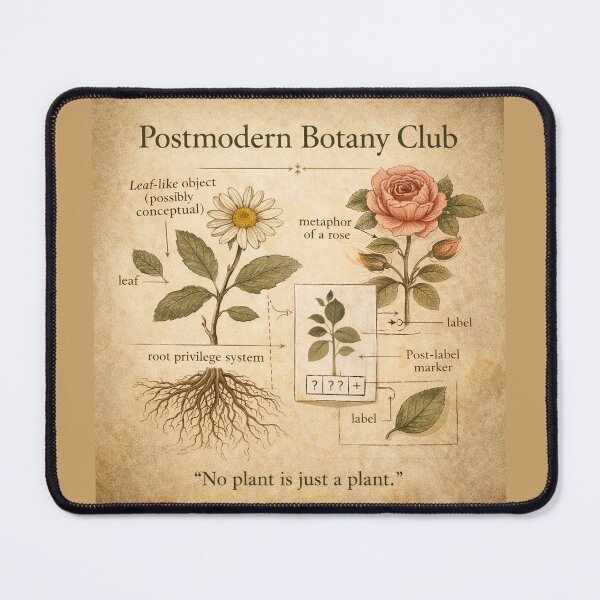 Item preview, Postmodern Botany Club – Conceptual Plant Diagram Print designed and sold by Grand Illusions.