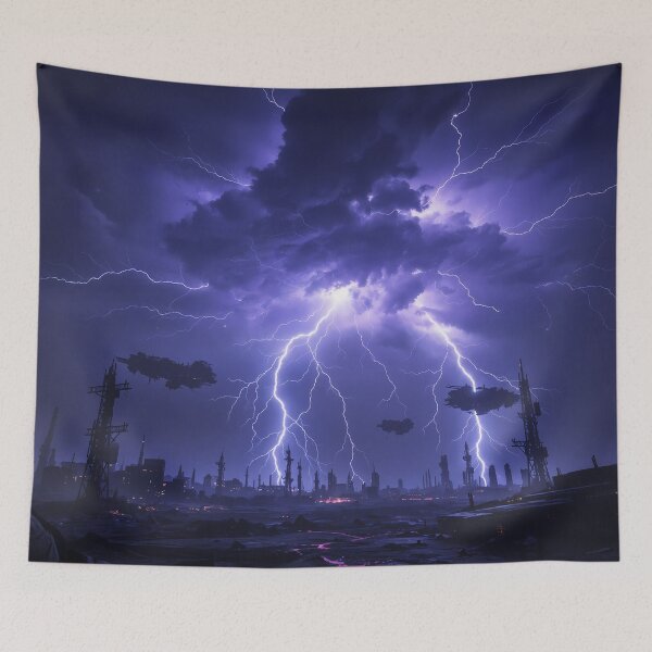Item preview, The Storm Warden: Abandoned Lightning Planet designed and sold by KYOFRAME.