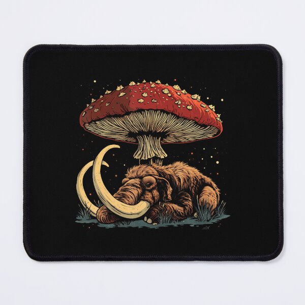 Item preview, Cute Mammoth Woolly Cottagecore Aesthetic Under The Mushroom designed and sold by LunaDangelo.