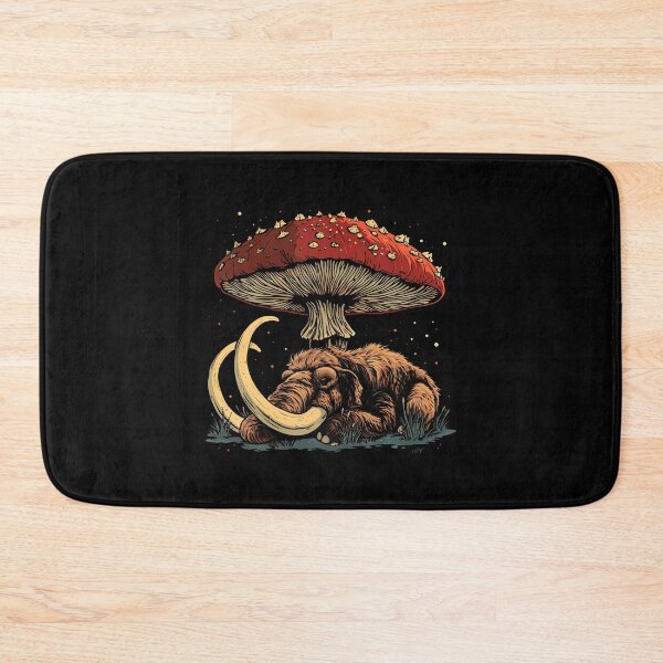 Item preview, Cute Mammoth Woolly Cottagecore Aesthetic Under The Mushroom designed and sold by LunaDangelo.