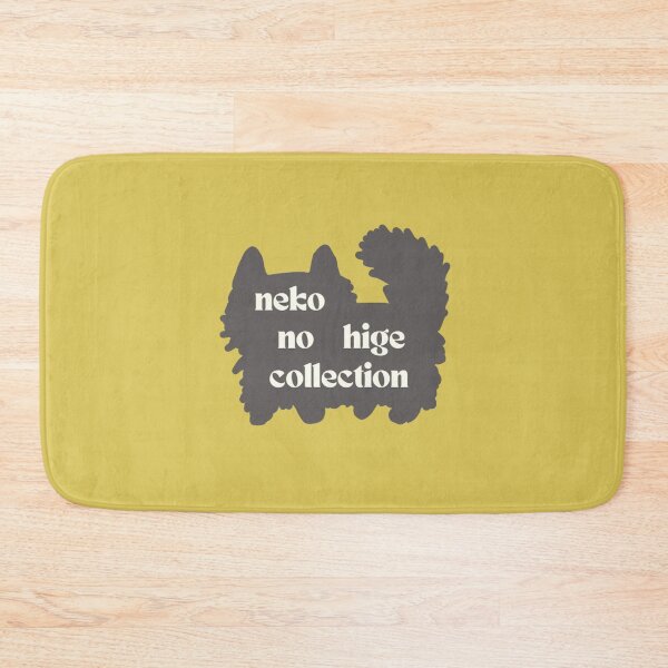 Item preview, Neko no Hige Collection – Long-Haired Cat Silhouette Logo (Gray) designed and sold by nanaronnicoron.