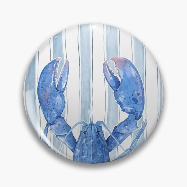 Item preview, Blue Lobster Light Blue Stripe Summer Case designed and sold by bellasaint.
