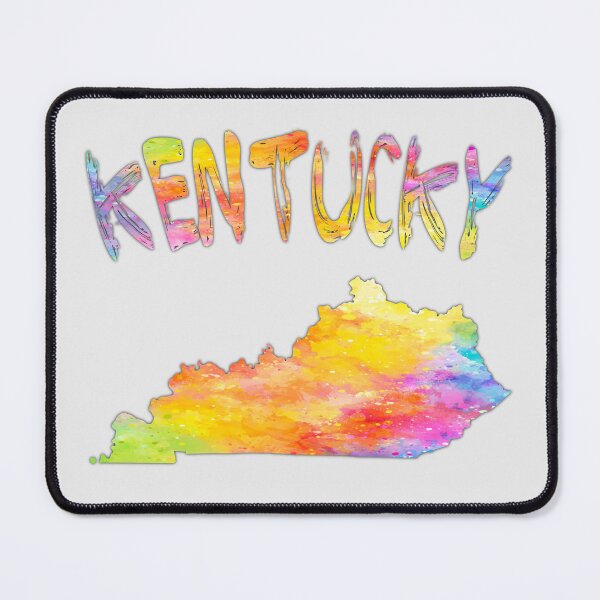 Item preview, Kentucky State Pride, Vibrant Watercolor Silhouette Art designed and sold by mashmosh.