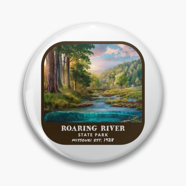 Item preview, Vintage Roaring River State Park (Missouri State Park) designed and sold by RabbitK.