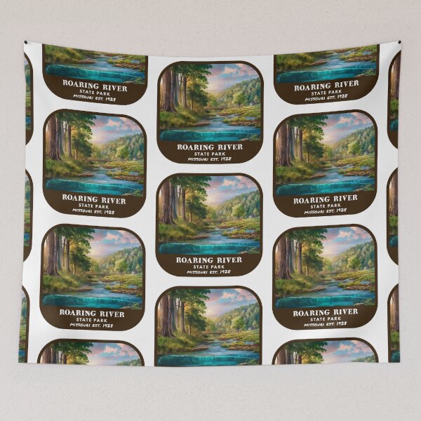 Item preview, Vintage Roaring River State Park (Missouri State Park) designed and sold by RabbitK.