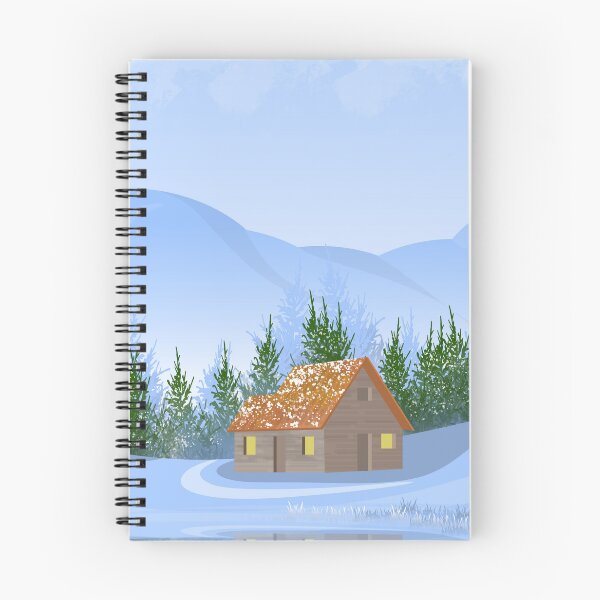 Item preview, Deer in the snow with a house  designed and sold by Anisha  Vaz.