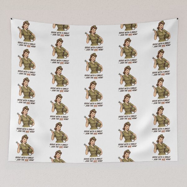 Item preview, Patriotic Pin Up Girl World War II Recruiting Style designed and sold by Blok45.