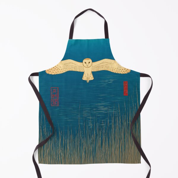 Item preview, Barn Owl Hovering Over the Marsh designed and sold by Ukiyo Aviary.