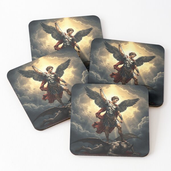 Item preview, Saint Michael the Archangel designed and sold by Reaperrefinish.