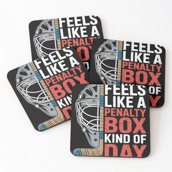 Item preview, Feels Like a Penalty Box Kind of Day Hockey Goalie Humor designed and sold by Libbysharts.